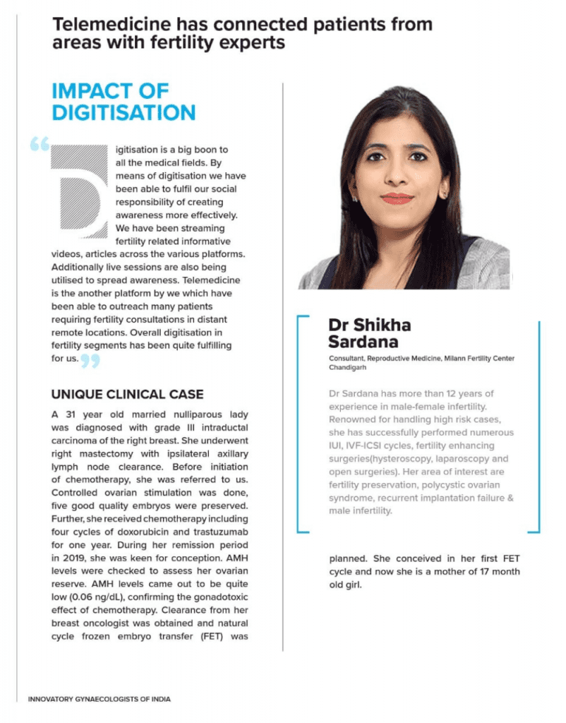 Dr. shikha Sardana - Gynecologist/ IVF specialist